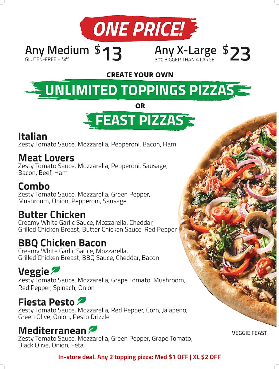 Menu - Freshslice Pizza photo 1